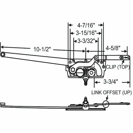 STRYBUC Dual Arm Casement Operator 36-186